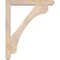 Ekena Millwork Legacy Craftsman Smooth Bracket w/ Offset Brace, Douglas Fir, 5 1/2"W x 36"D x 44"H BKT0604X36X44LEC04SDF - alternate 2